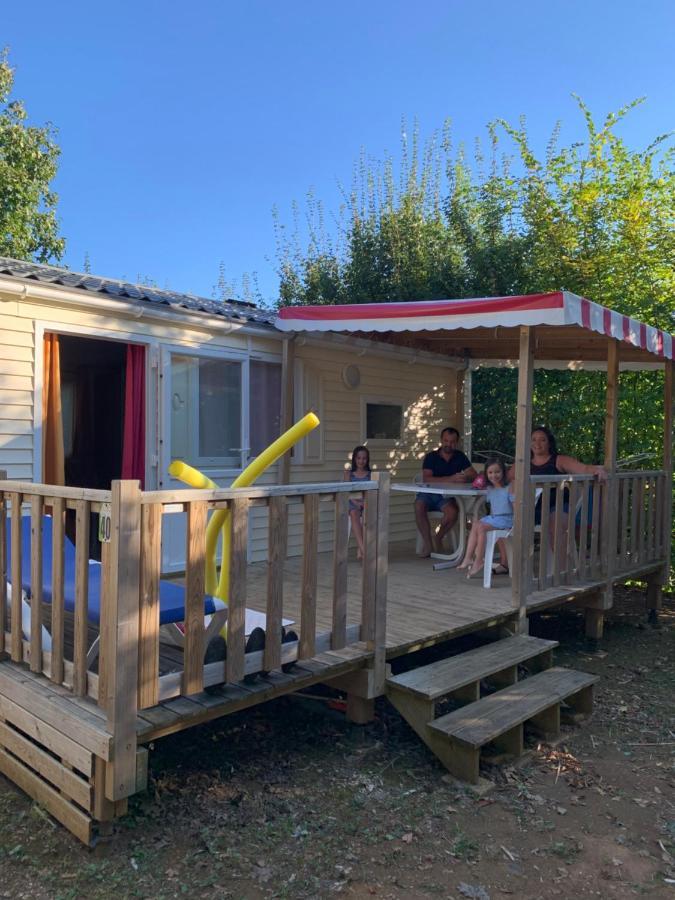 Mobil-Home Terrasse Semi-Couverte Limeuil Eksteriør bilde